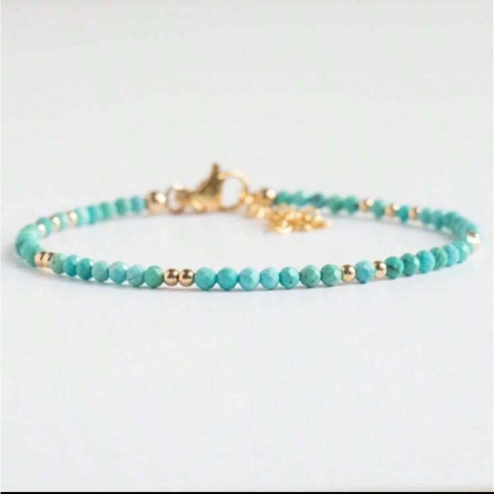 Turquoise Beaded Bracelet #1777